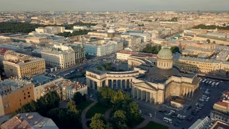 Paisaje-de-la-ciudad-de-Saint-Petersburg,-Rusia