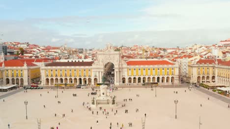 Aerial-view-of-the-famous-Praca-do-Comercio