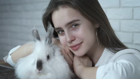 Girl-with-Easter-bunny