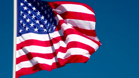 US-Flagge-gegen-den-Himmel