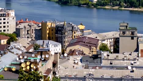 Panorama-Videoclip-Ansichten-der-Böschung-des-Dnjepr