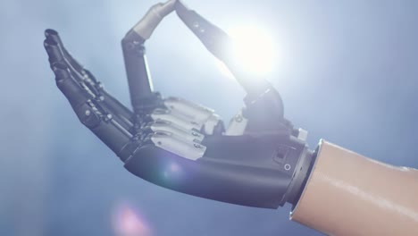 Moving-Fingers-on-Bionic-Prosthetic-Hand