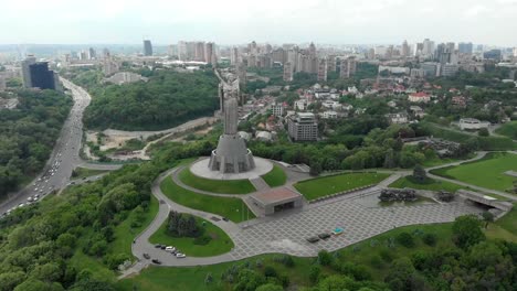 Kiev-Ukraine-from-drone-in--4K