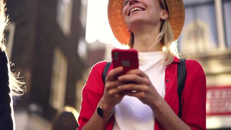 Cheerful-woman-excited-with-tariffs-for-roaming-connection-having-trip-on-summer