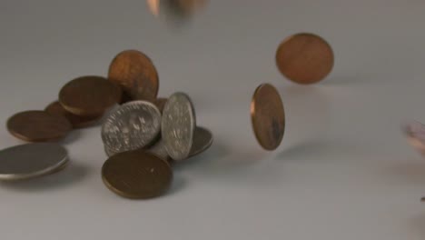 Extreme-slow-motion-of-a-bunch-of-coins-flipping-on-a-table