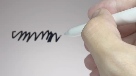 Touch-pen,-close-up-video-clip