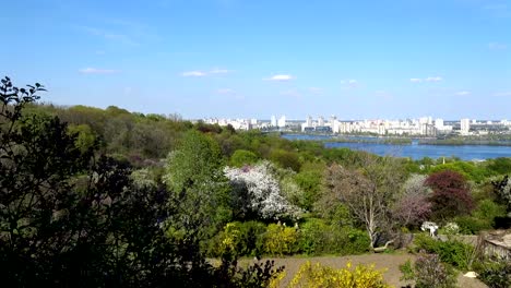 Vista-superior-del-jardín-botánico-de-Kiev