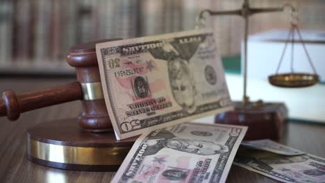 Bribery-in-Justice-Court.-Dollars-Falling