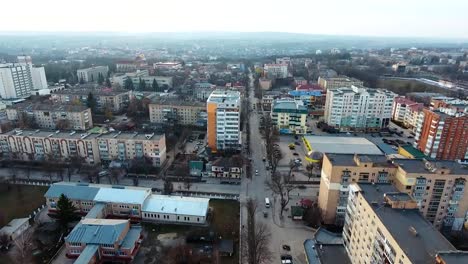 Panoramic-Aerial-drone-view-of-city