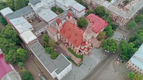 Odessa-Lutherische-St.-Paul-es-Cathedral,-Kirche-der-Deutsch-Evangelisch-Lutherischen-Kirche-der-Ukraine