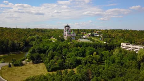 Aerial-view-of-St.-Panteleimon's-Cathedral-in-Kiev