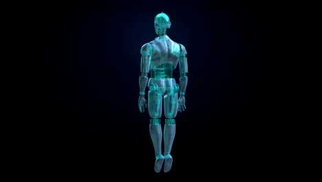 Rotating-transparency-3D-robot-body.