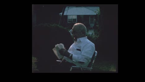 1964-Elderly-man-reads-birthday-card