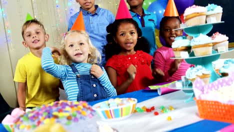 Kids-having-fun-with-each-other-during-birthday-party-4k