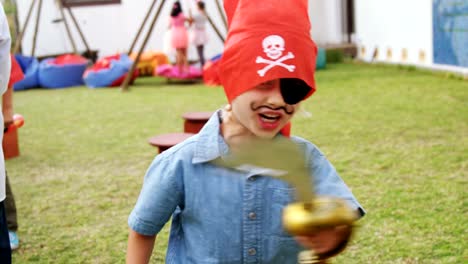 Boy-pretending-to-be-a-pirate-4k