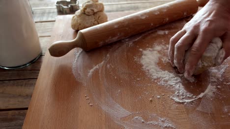 Easter-cake-making,-close-up