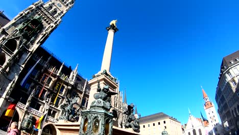 München-08.05.2018:-Die-Stimmung-im-Frühjahr-ist-sonniges-München-Bayern.