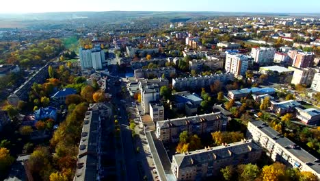 Panoramic-Aerial-drone-view-of-city