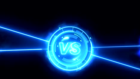 Futuristic-sports-game-loop-animation.-Versus-fight-background.-Radar-neon-digital-display.-VS.-Game-control-interface-element.-Battle-fight-sports-competition.