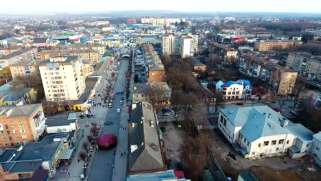 Panoramic-Aerial-drone-view-of-city