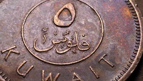 Close-up-of-very-old-coins