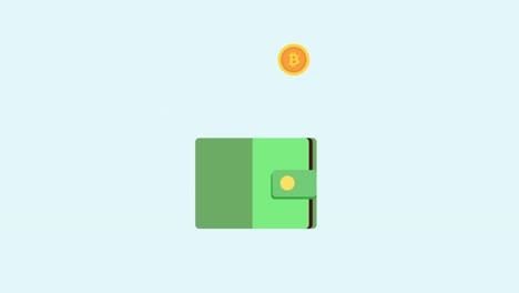 Animación-de-billetera-Bitcoin