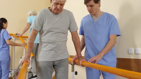 Senior-People-Gait-Training-with-Help-of-Physiotherapists