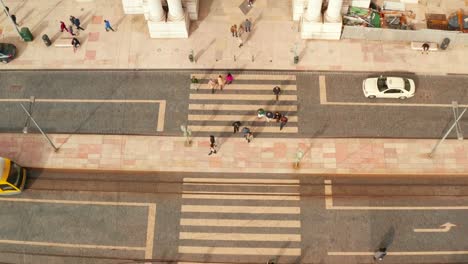 Aerial-view-of-the-famous-Praca-do-Comercio