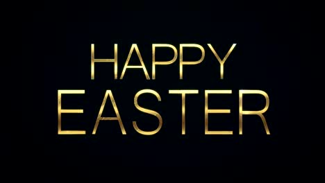 Happy-Easter-text-with-sparkling-particles-shiny-background