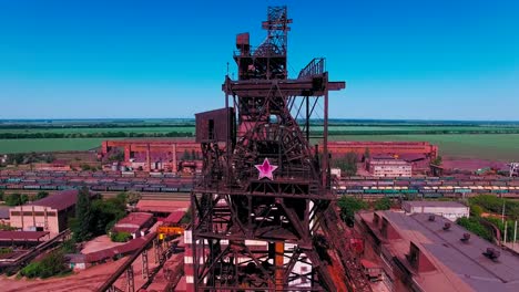 Iron-ore-Mine-Industrial-Complex.-Aerial