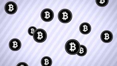 El-icono-de-bitcoin.-Bucle.-Canal-alfa.