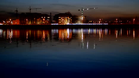 Sunset-river-city-water