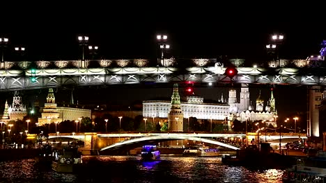 Blick-auf-den-Kreml-und-die-Moskwa,-Moskau,-Russland---die-beliebtesten-Ansicht-von-Moskau