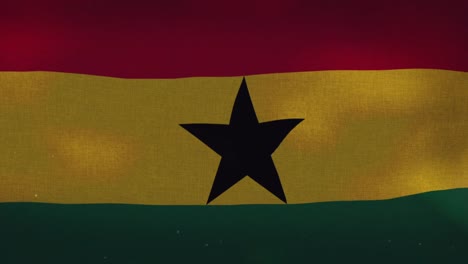 Ghana-National-Flag---Waving