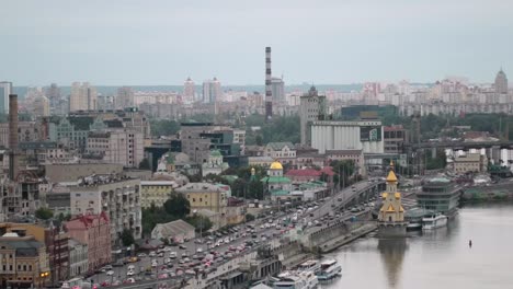 City-view-and-traffic-on-the-roads