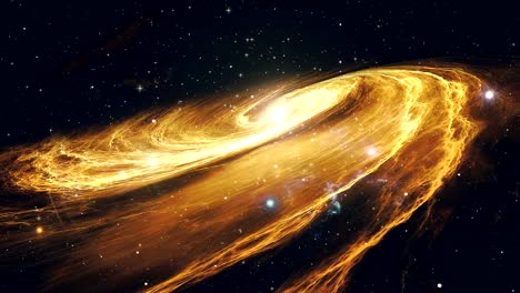 Rotación-de-la-galaxia-espiral-con-estrellas-en-el-espacio-ultraterrestre