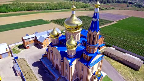 Orthodox-monastery-view-from-the-air-Ukraine