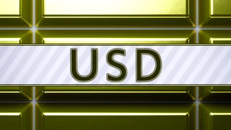 "USD"-Symbol.-Looping-Filmmaterial-hat-4-k-Auflösung.