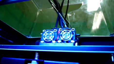 3D-printer-for-printer-model.-Working-in-the-lab,-3D-printing-technology,Quality--UHD-video-footage