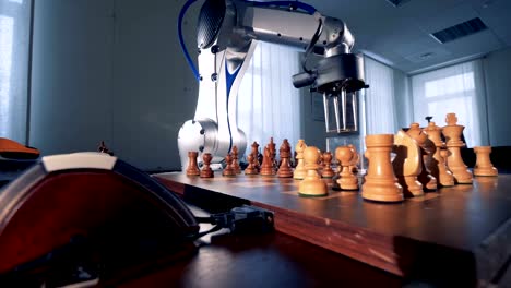 Chess-game-between-a-human-and-a-artificial-intelligence.