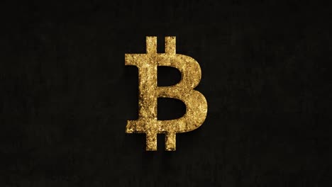 Bitcoin-Zeichen-im-Laufe-der-Zeit-auf-Grunge-hintergrund-rosten