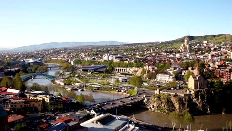 Stadtansicht-von-Tbilisi,-Georgien