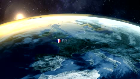 Zoom-In-To-France-From-Space