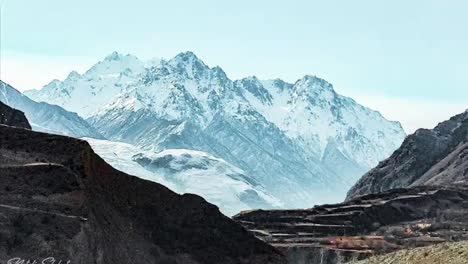 Snow-capped-mountains.-Caucasus,-Kabardino-Balkaria,-Russia.