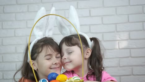 Portrait-of-children-at-Easter.