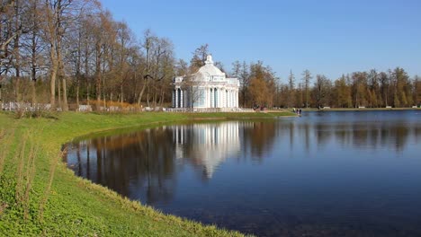 Catherine-Park-in-Puschkin,-Russland.