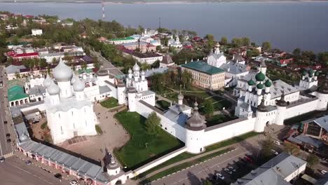 Aerial-panoramic-view-of-Rostov-cityscape