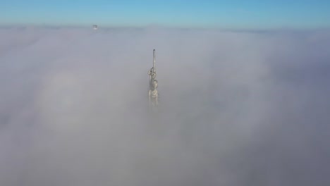 Aerial-View-Of-The-Foggy-Kyiv-City-In-Autumn.-HD