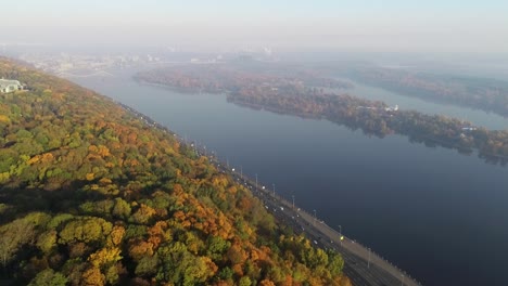 Aerial-view-of-Kiev-Pechersk-Lavra,-Kiev,-Kyiv,-Ukraine