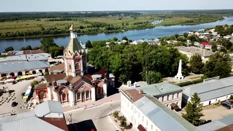 Aerial-view-of-city-landscape-of-Kasimov-on-Oka-river